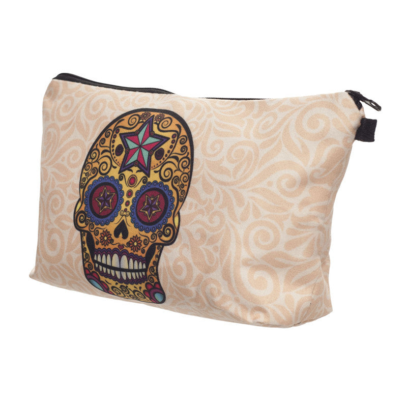 Exclusive Sugar Skull Make Up Bag - Clarity Deal