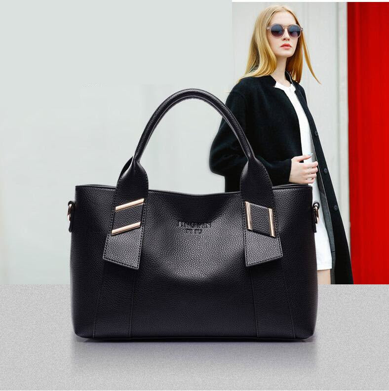 Elegant Women Leather Handbag - Clarity Deal