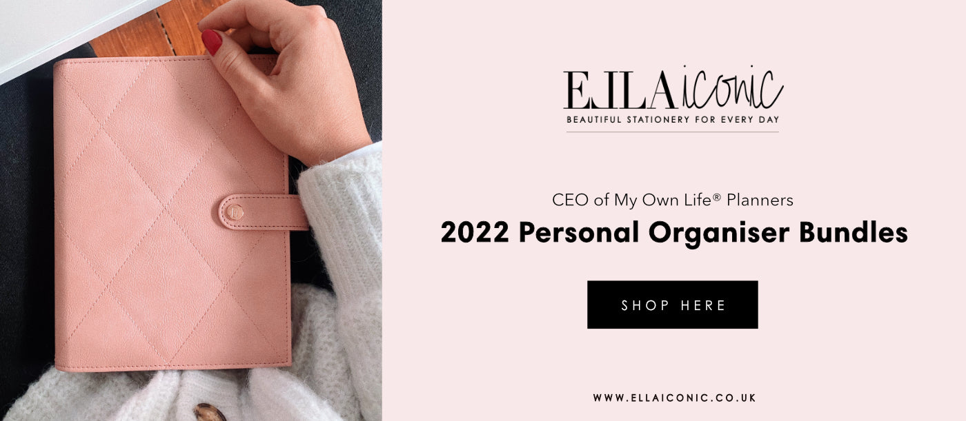 Ella Iconic CEO of My Own Life® 2022 Personal Organiser - Weekly Spread