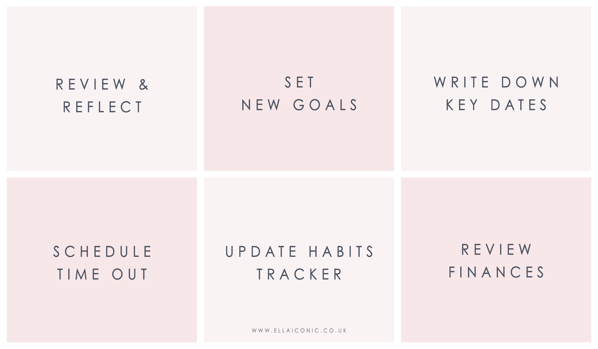 Ella Iconic Blog | Part Six | Six step monthly planning routine with CEO of My Own Life Planner