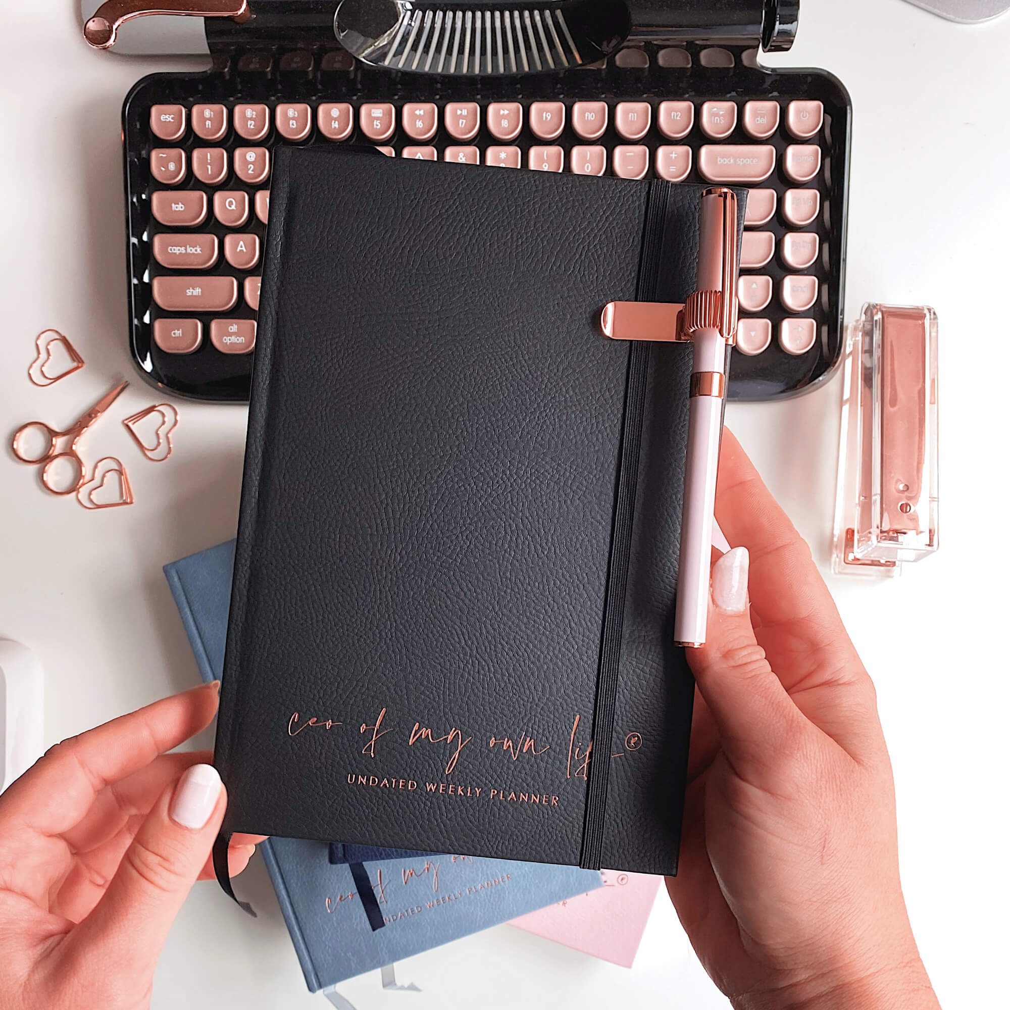 One planner for your whole life • A5 Black Undated Weekly CEO of My Own Life® Planner • Ella Iconic Stationery UK