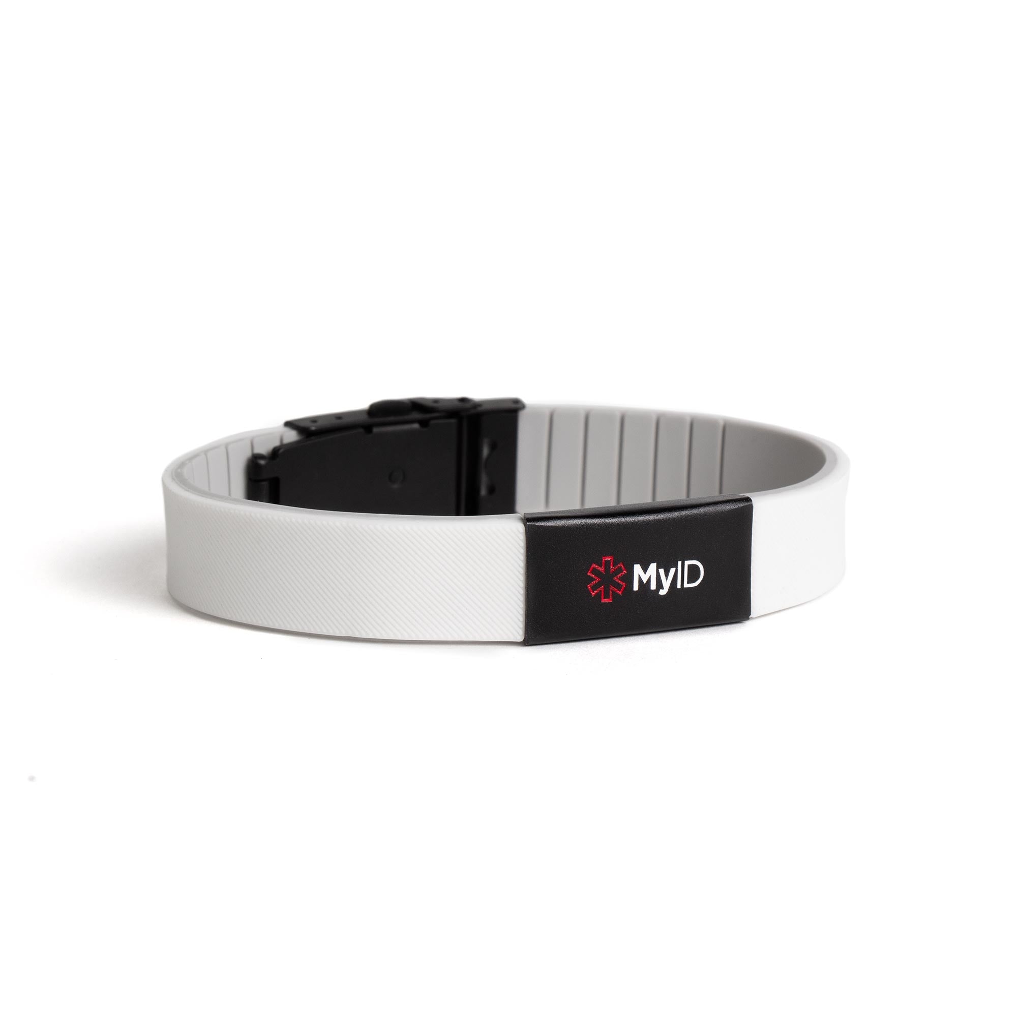 MyID Flex Silicone Medical ID Bracelet - MyID Shop product image