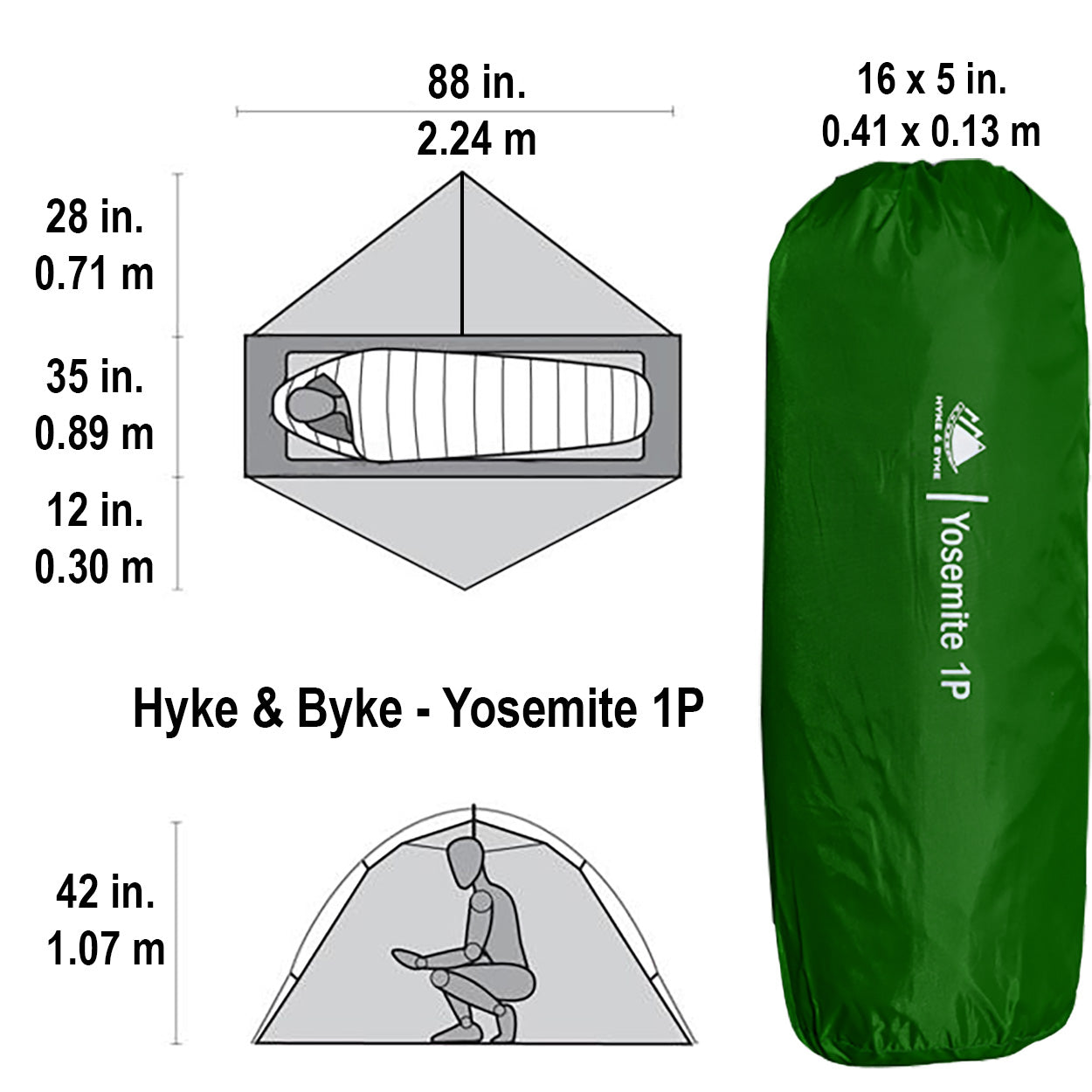 hyke and byke yosemite tent