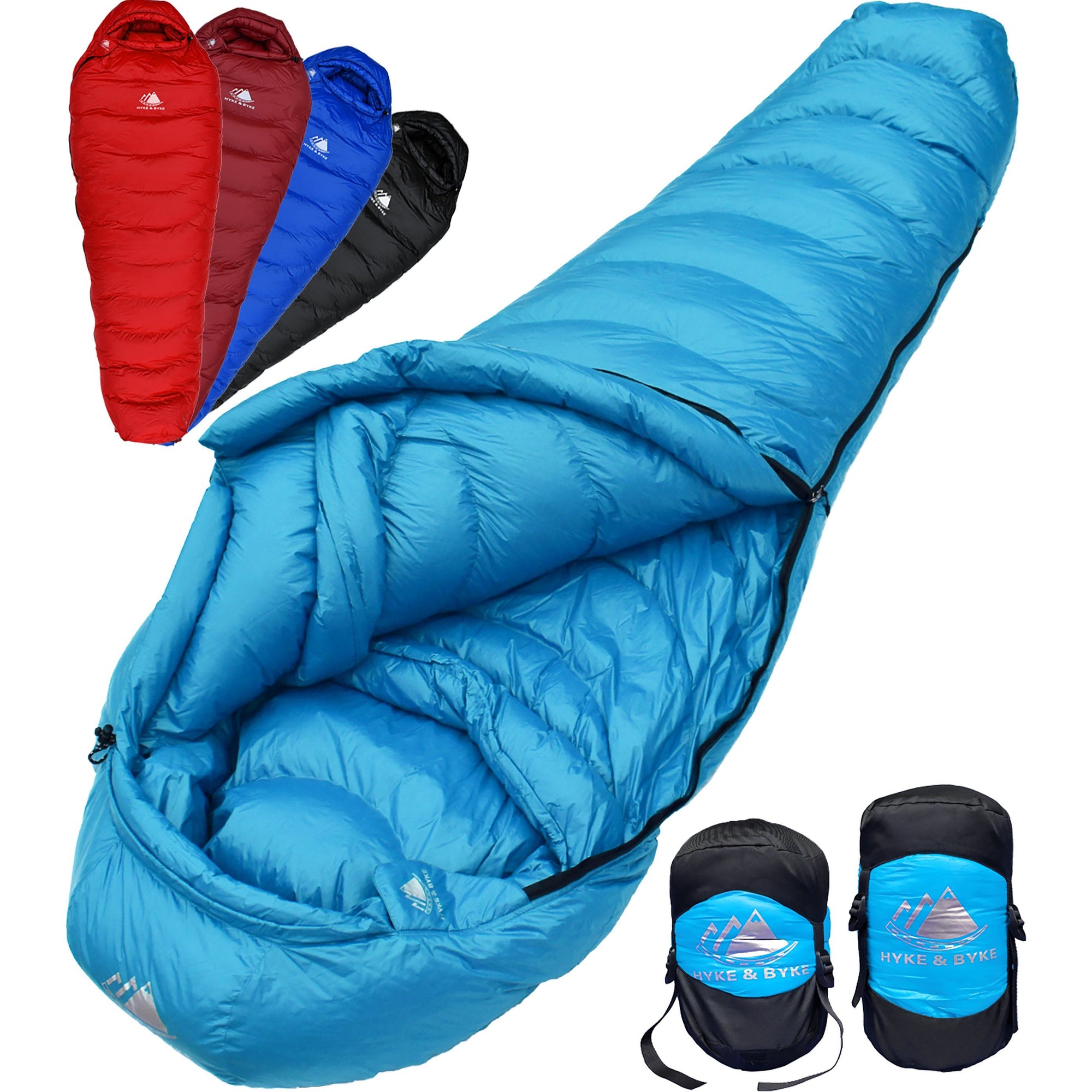 down sleeping bag long