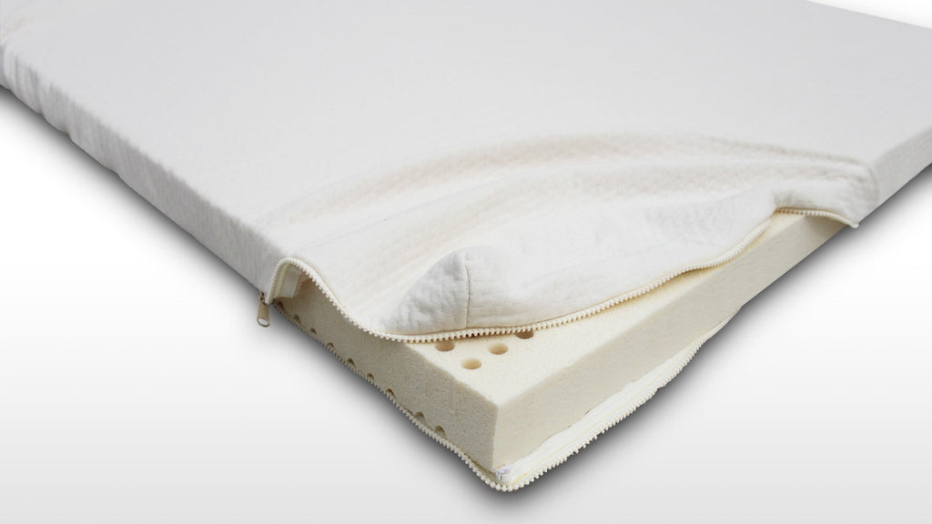 2-in-1 zippered mattress protector white allerease