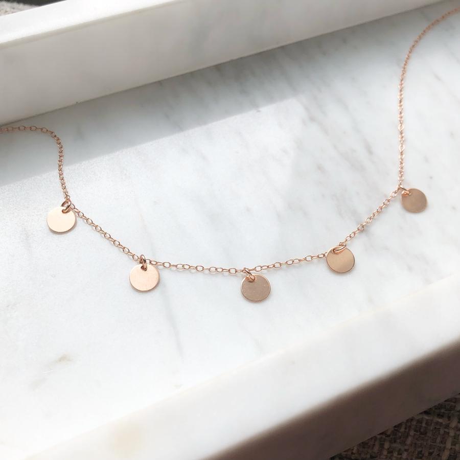 Suncatcher Necklace in Gold