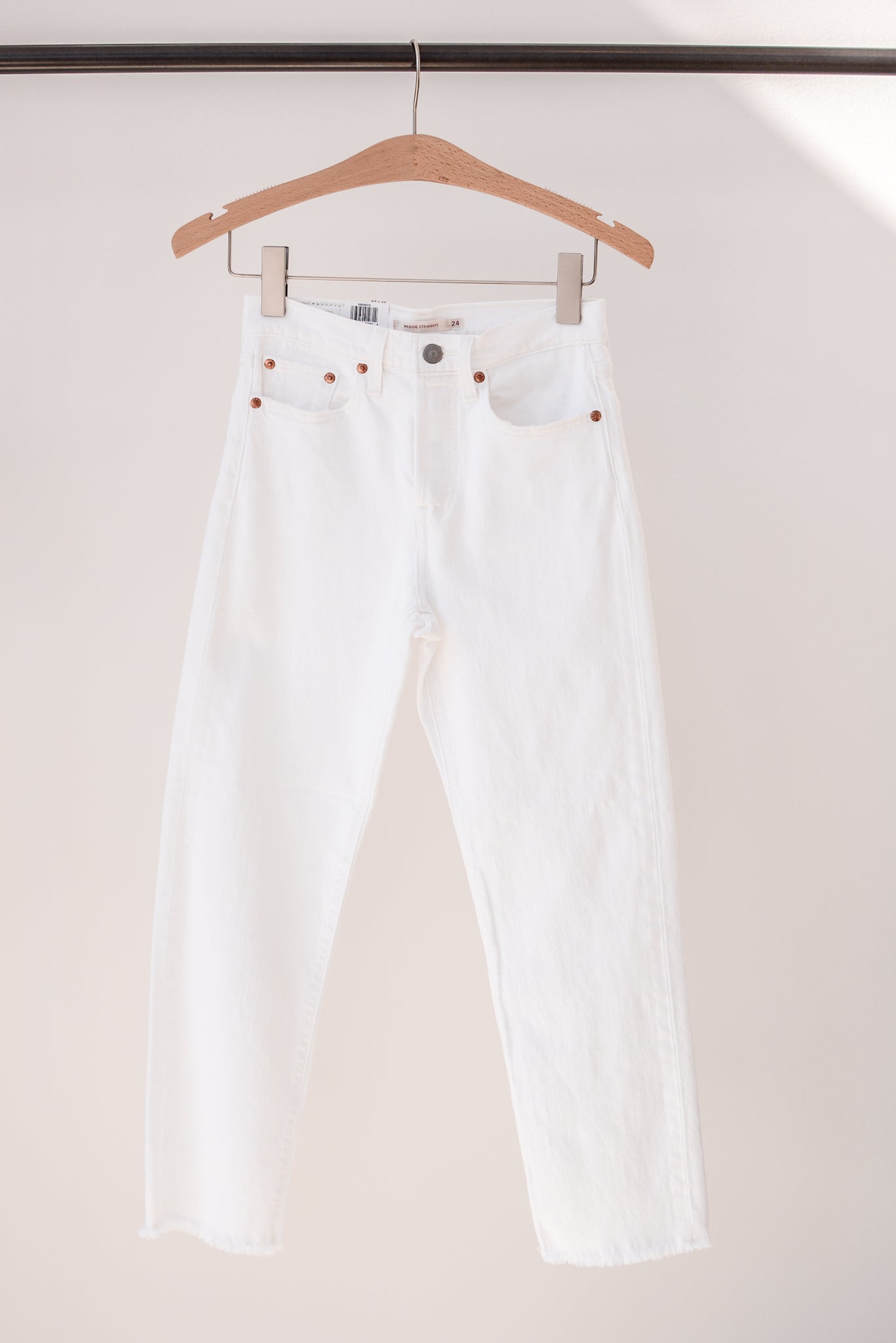 wedgie straight leg jeans