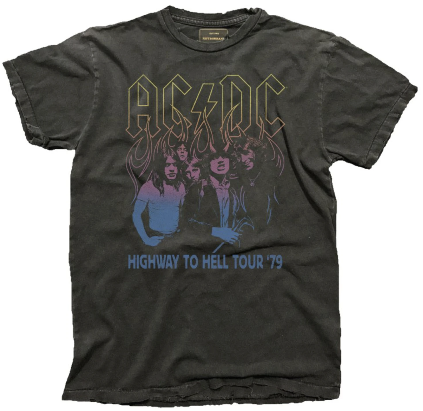AC/DC Highway to Hell '79 Tee in Black