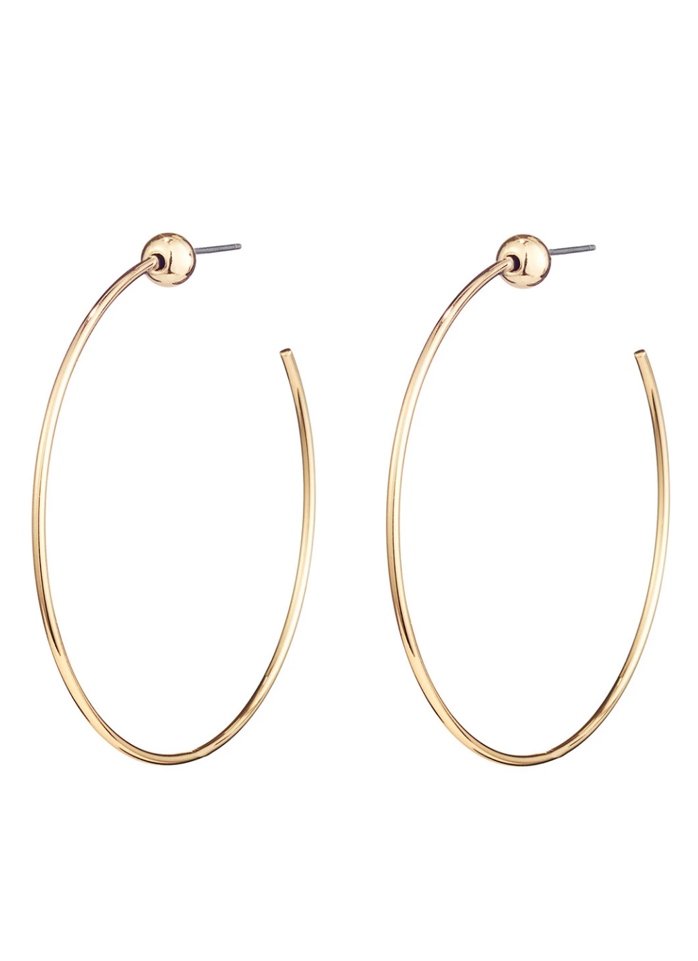 Small Icon Hoops in Gold