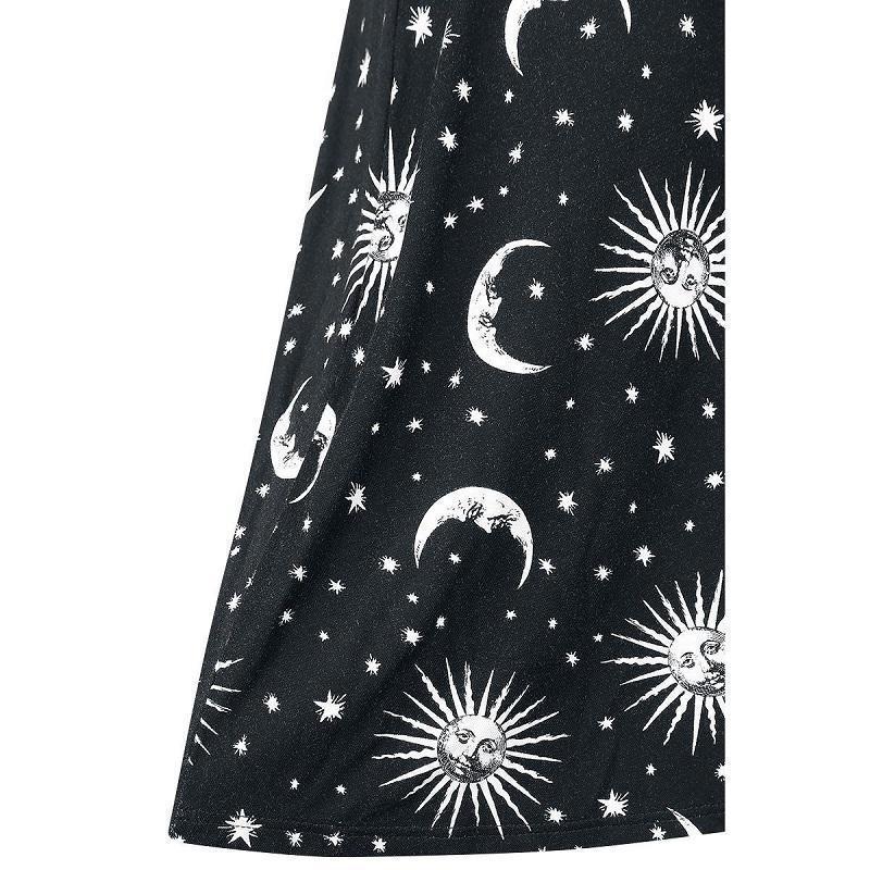 Buy Adorable Solar System Print Spiritual Goth Dress For Women Online ...