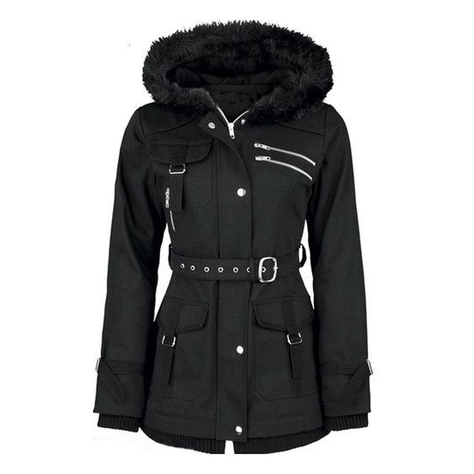 Buy Cute Thick Goth Winter Wool Coat For Women Online | Emo Outwear ...