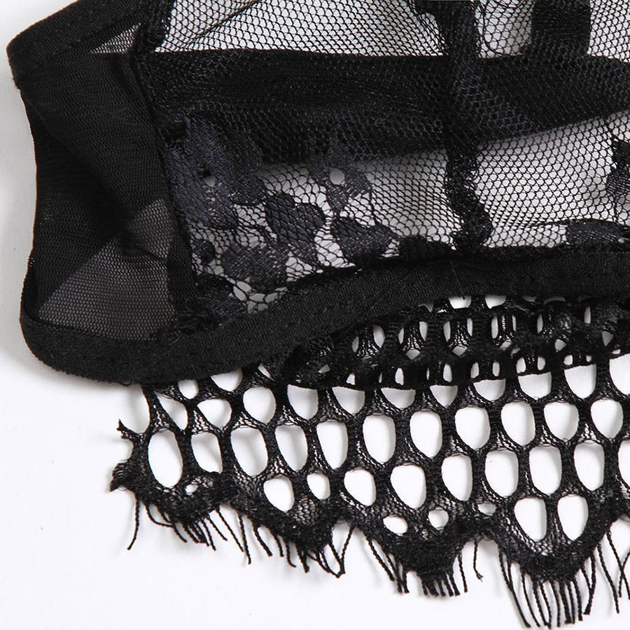 Gothic Lace Bra Set For Women – The Black Ravens