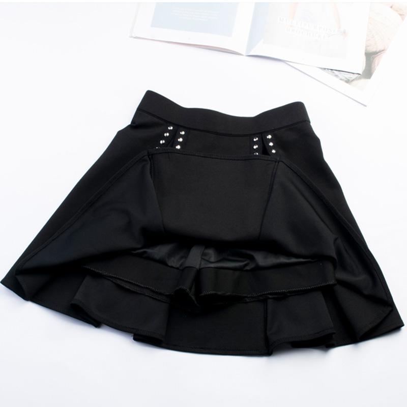 Ladies Emo Metal Studded Skirt – The Black Ravens