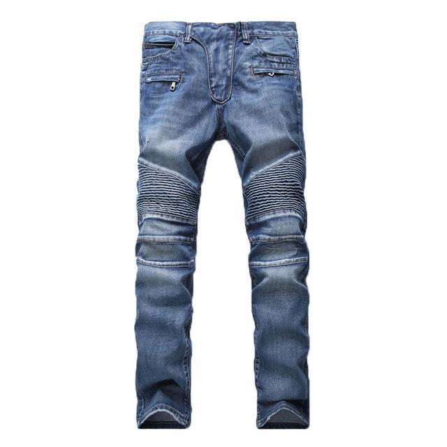 Men's Distressed Biker Jeans For Guys Men – The Black Ravens