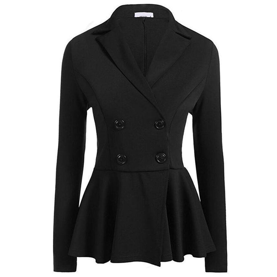 Slim Black Formal Blazer For Women – The Black Ravens