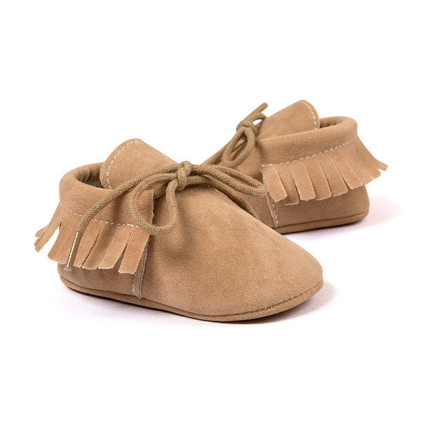 Suede Lace Moccasin Shoes - Swag On In