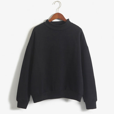 plain black sweatshirt womens