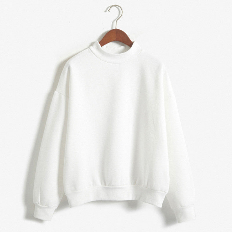 plain white sweatshirt