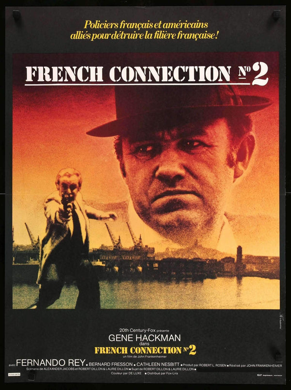 French Connection II (1975) Original French Movie Poster - 23