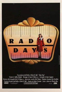 Radio Days (1987) Original Italian Movie Poster - Original Film Art -  Vintage Movie Posters