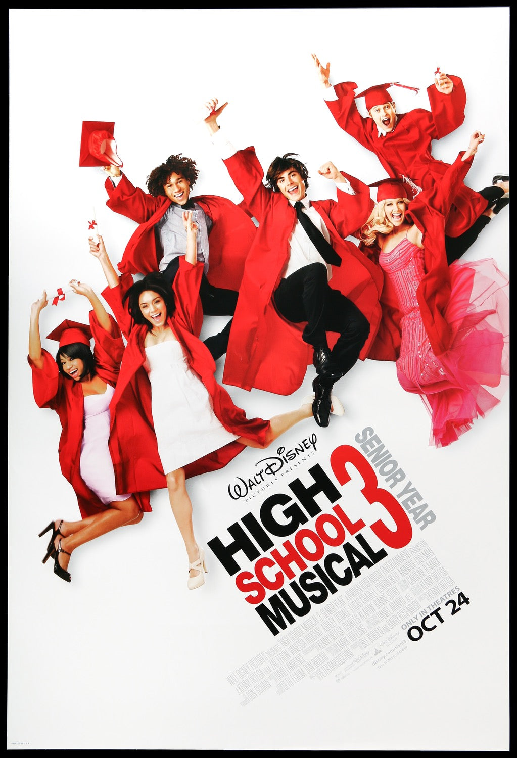 High School Musical 3 Senior Year 08 One Sheet Movie Poster Original Film Art Vintage Movie Posters