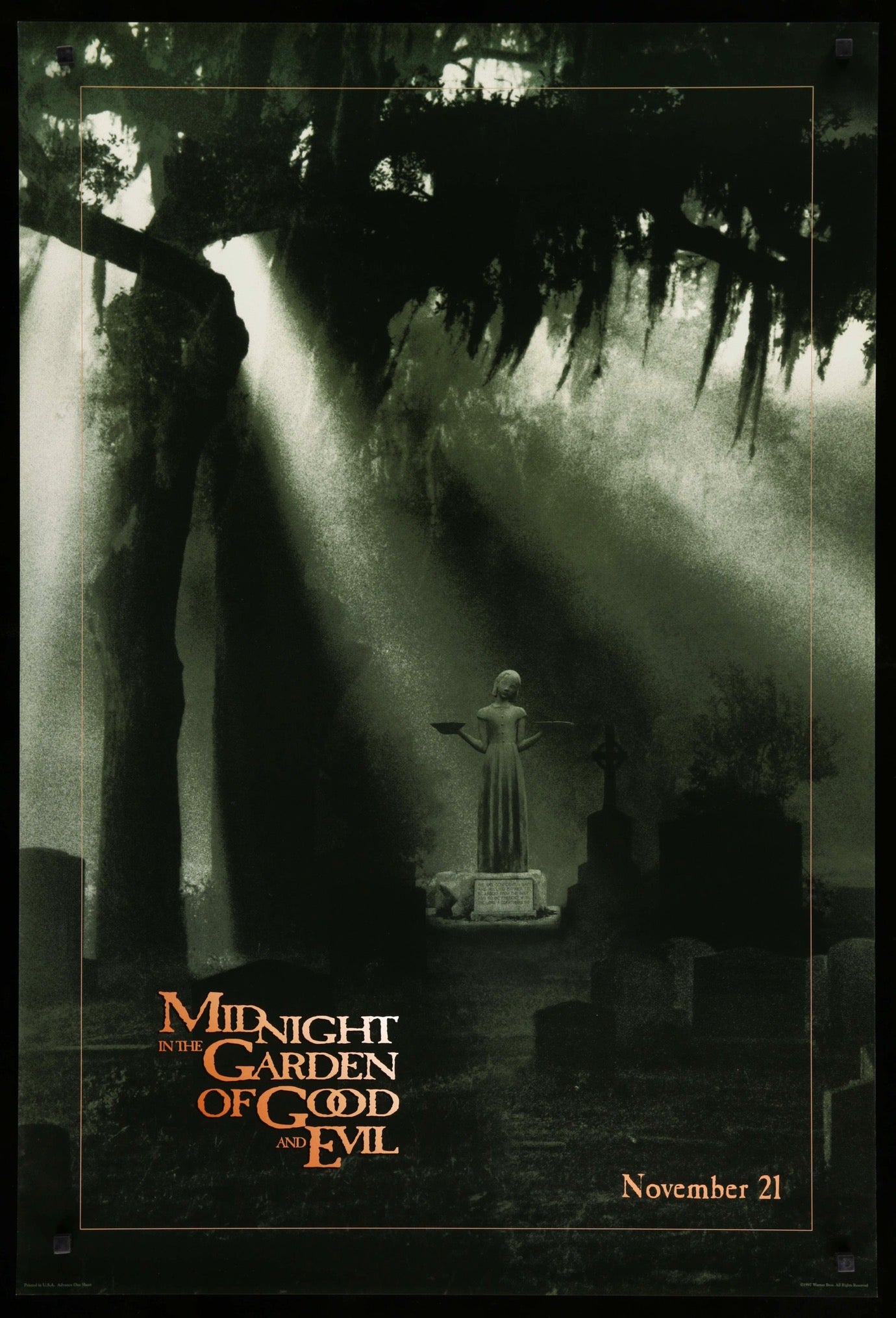 Midnight In The Garden Of Good And Evil 1997 Original One Sheet
