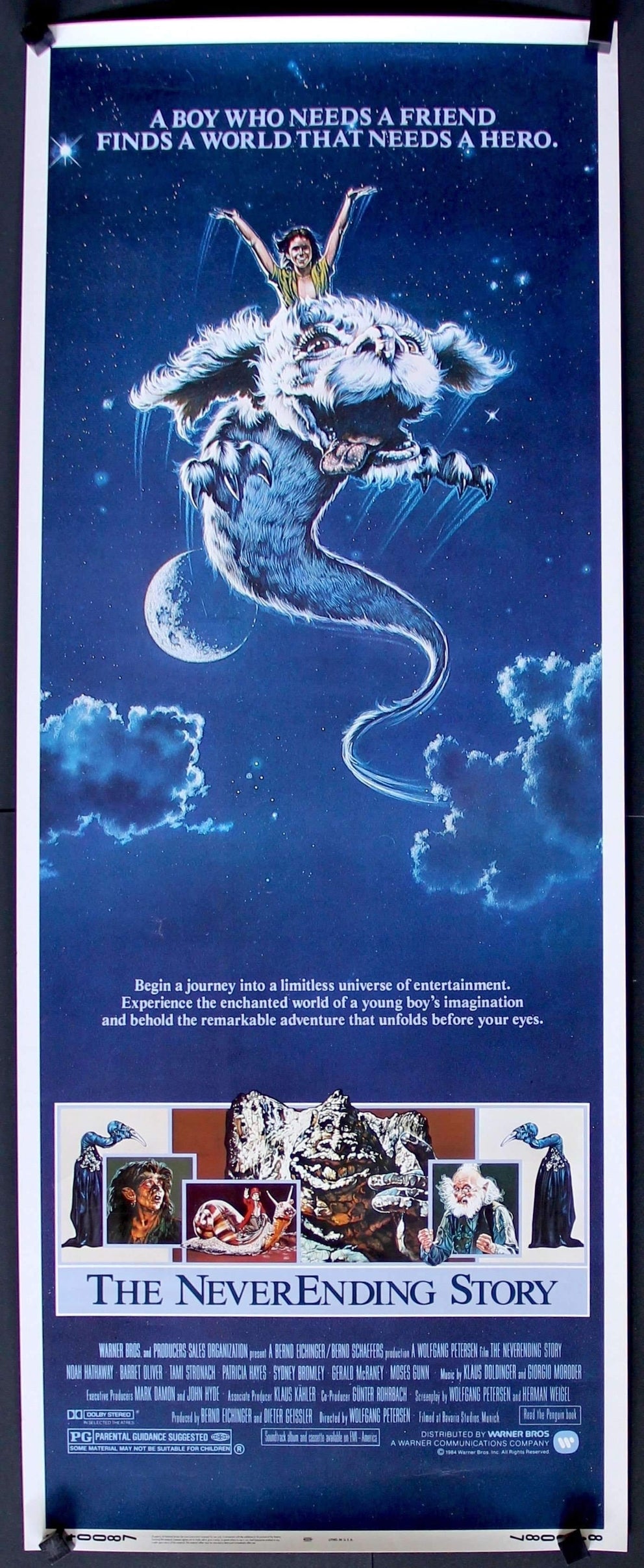 The Neverending Story (1984) Original Insert Movie Poster ...
