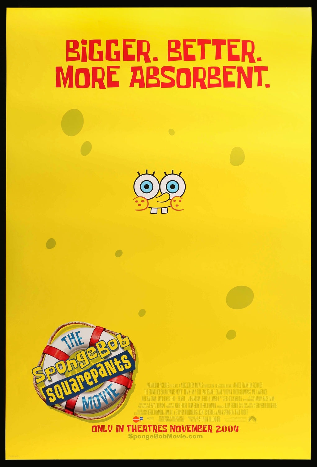 the spongebob squarepants movie poster