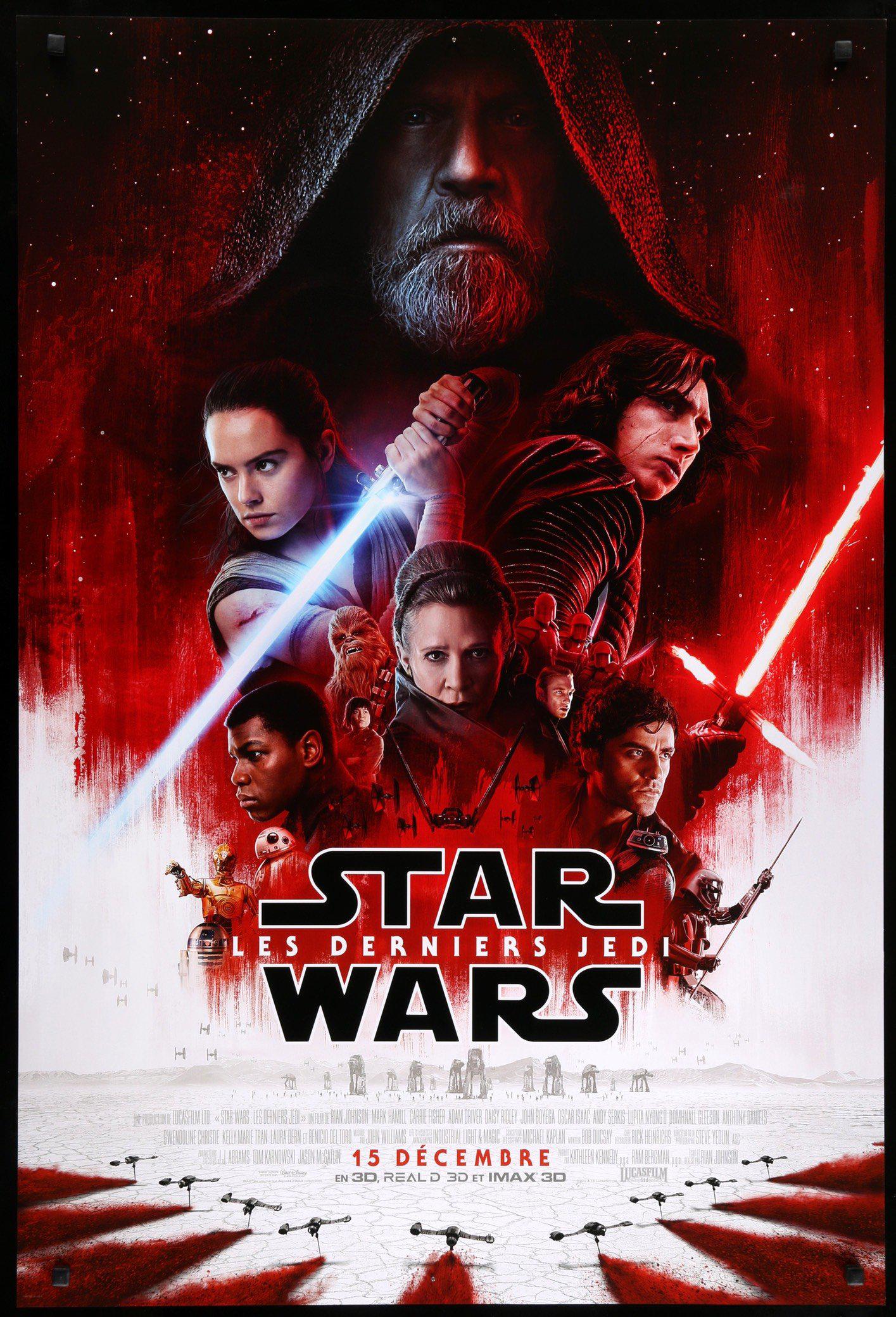 bijvoeglijk naamwoord Betekenis interferentie Star Wars: The Last Jedi (2017) Original One-Sheet Movie Poster - Original  Film Art - Vintage Movie Posters