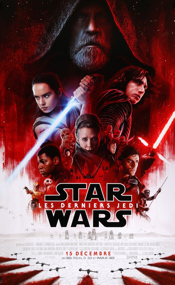 bouwen badge Narabar Star Wars: The Last Jedi (2017) Original One-Sheet Movie Poster - Original  Film Art - Vintage Movie Posters