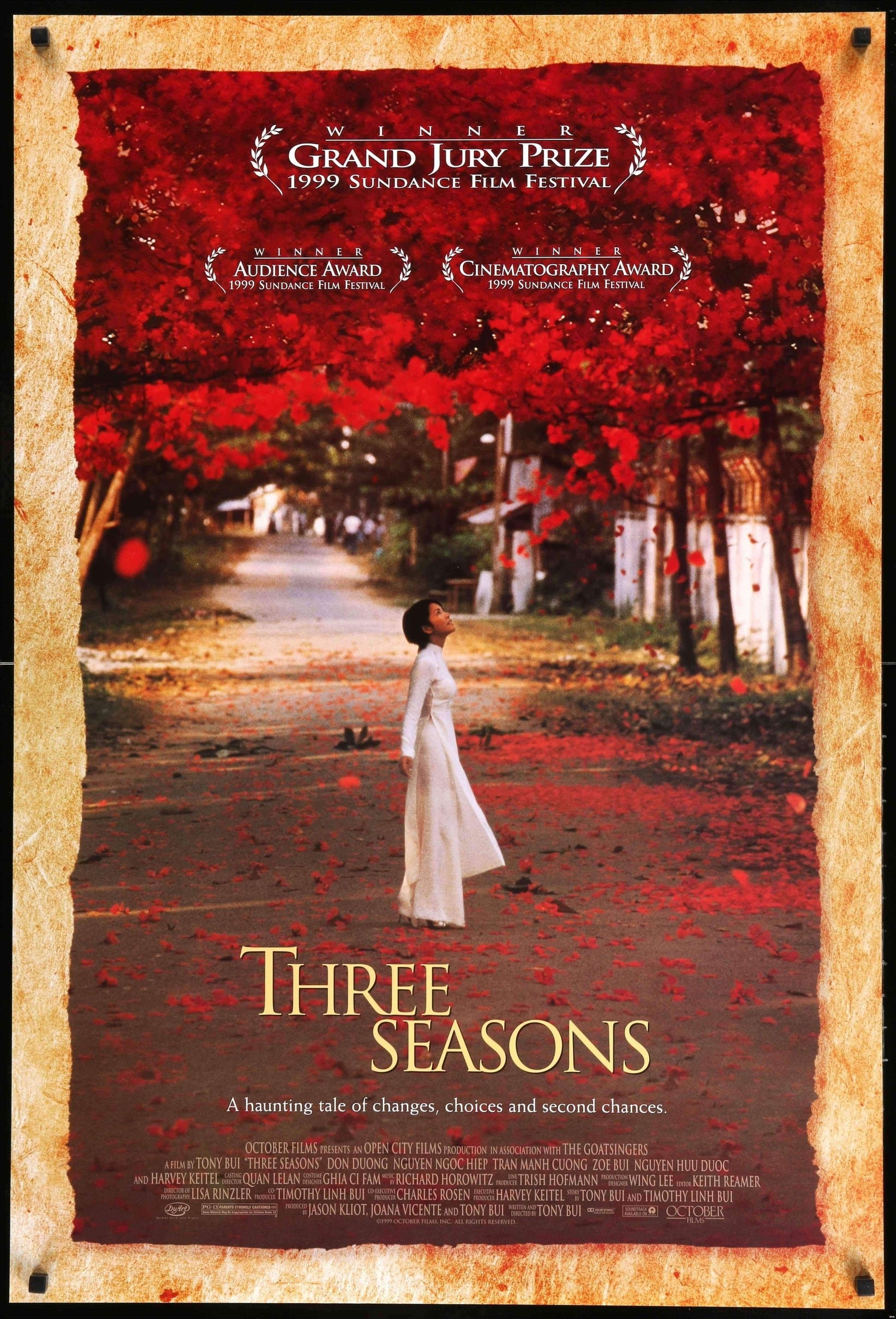 Three Seasons (1999) Original OneSheet Movie Poster Original Film