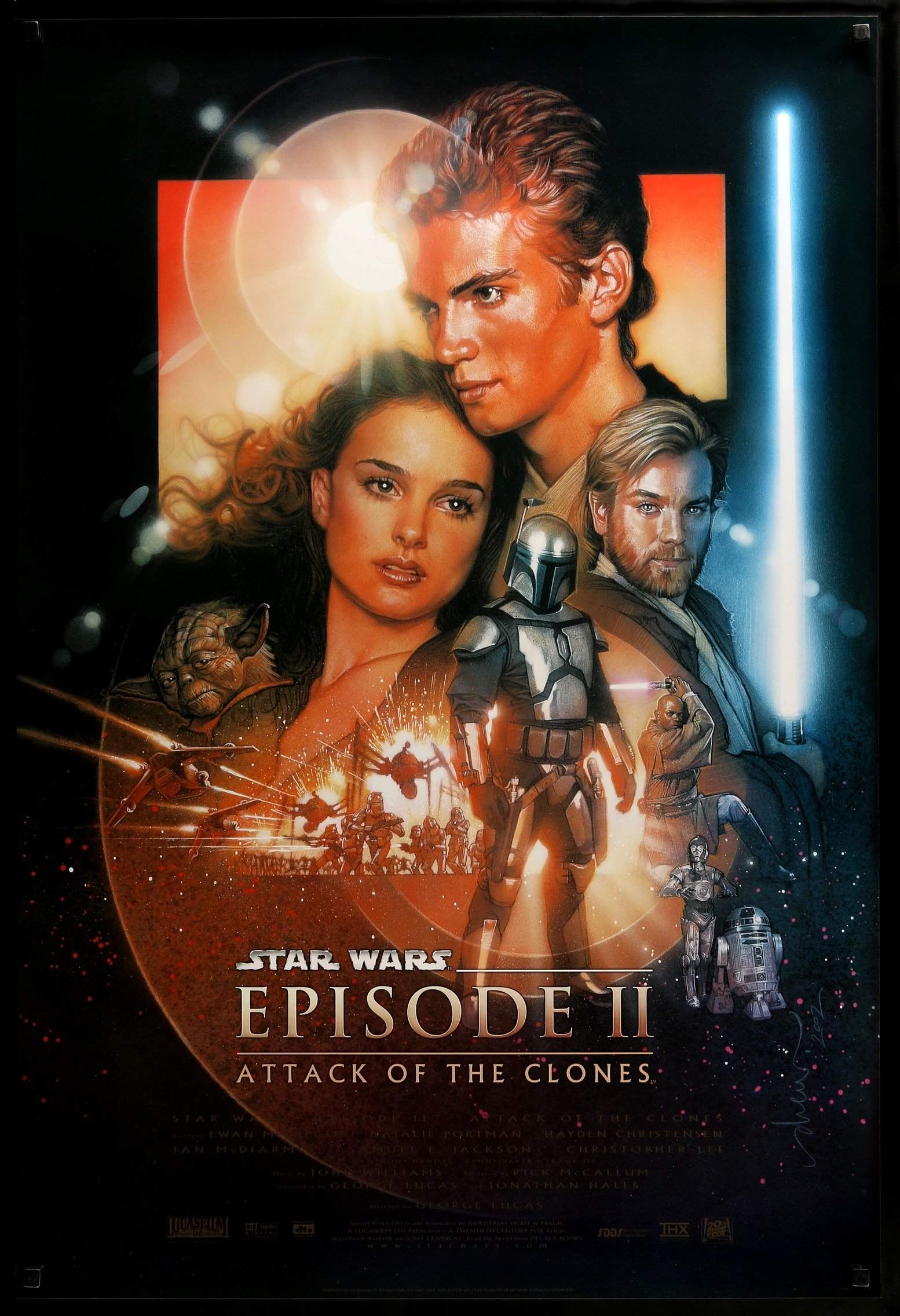 star wars ii attack of the clones movie posters