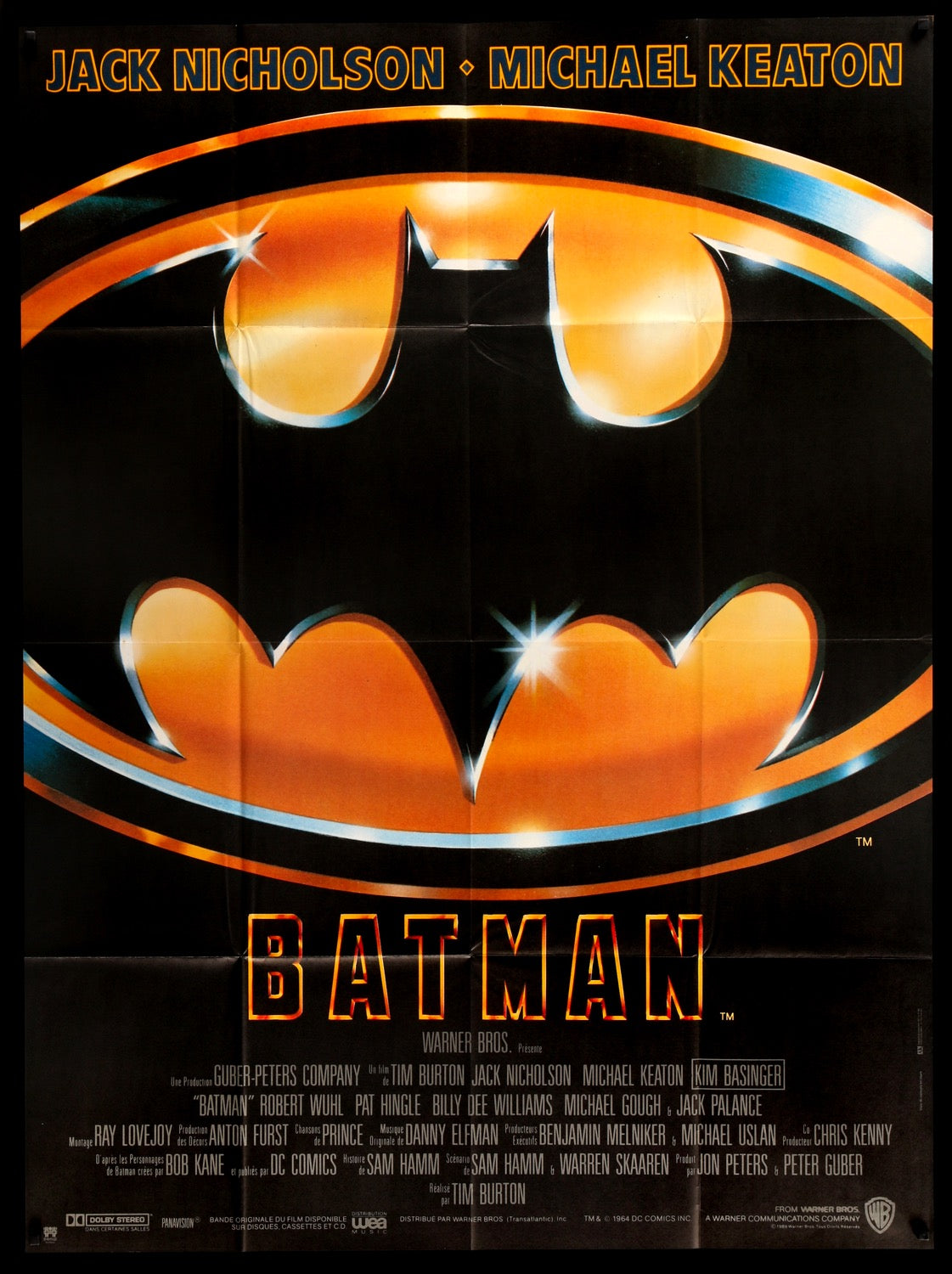 Batman (1989) Original French Grande Movie Poster - Original Film Art ...
