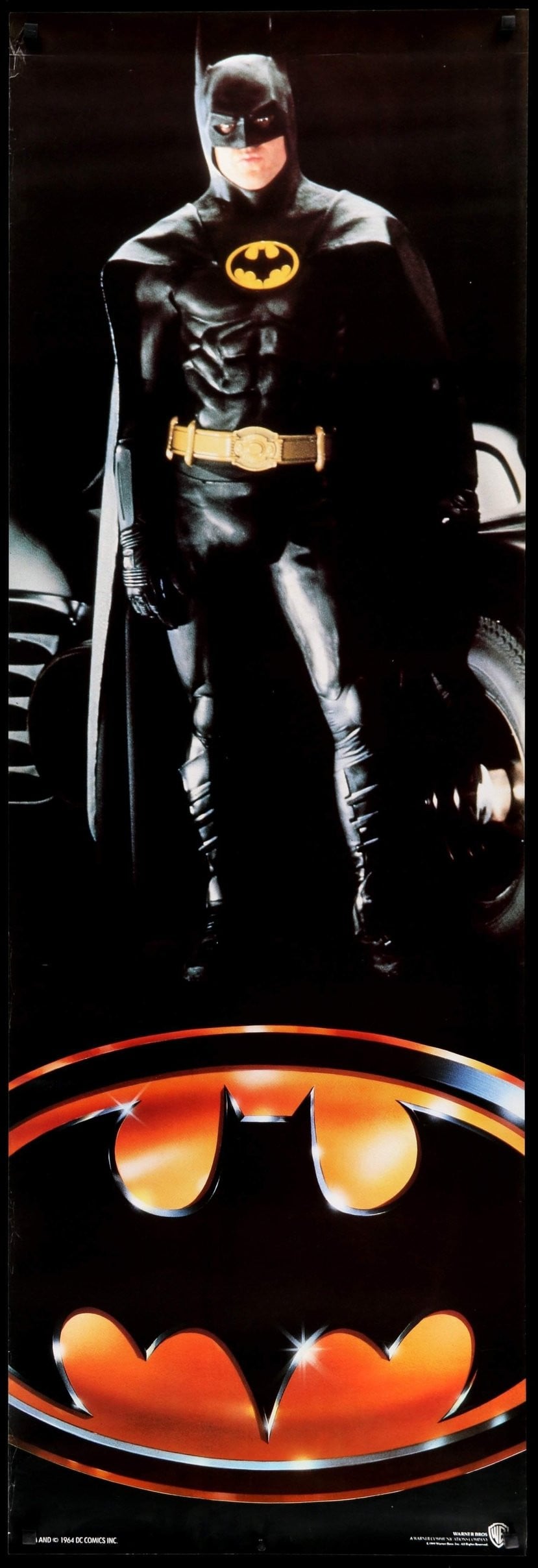 Batman (1989) Póster original de la película del panel de la puerta -  Original Film Art - Vintage Movie Posters