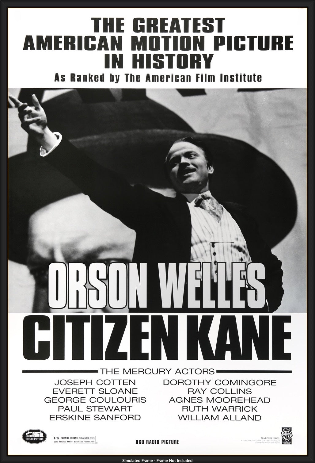 Citizen Kane (1941) Original R1998 One Sheet Movie Poster - Original Film  Art - Vintage Movie Posters