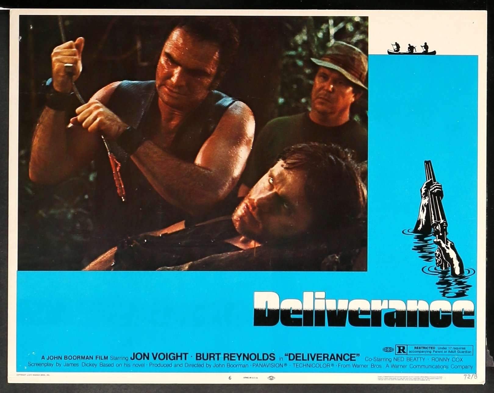 Deliverance 1972 Original 6 Lobby Card Movie Poster 11 X 14 Original Film Art Vintage 