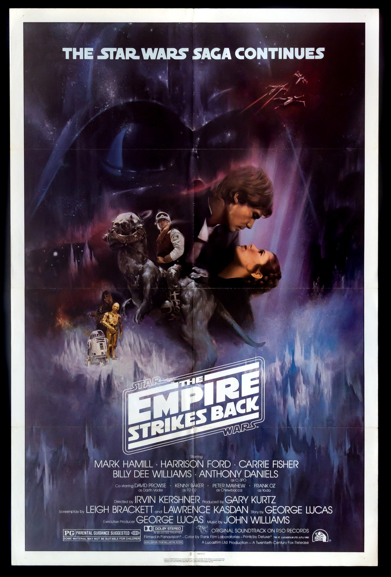 The Empire Strikes Back (1980) Original One-Sheet Movie ...