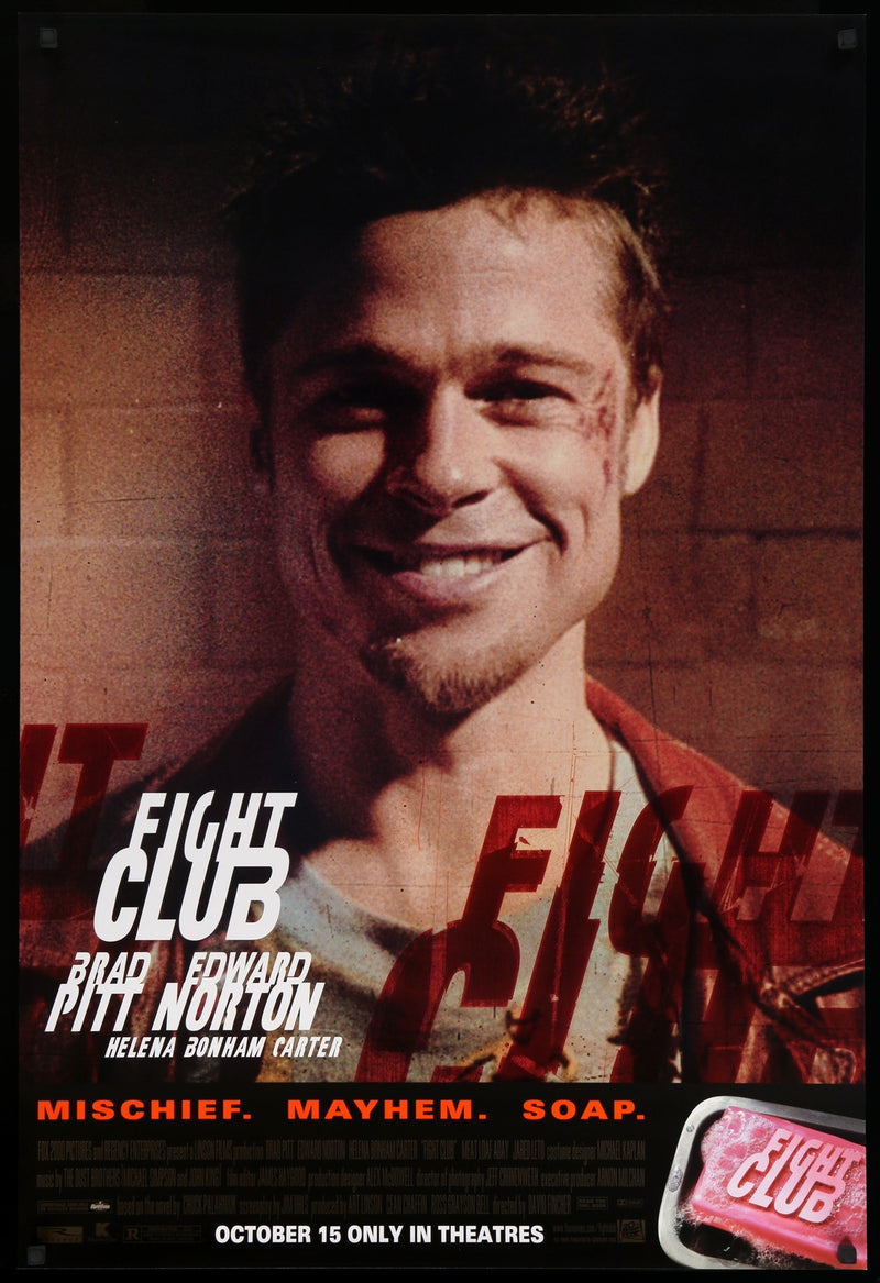 Fight Club (1999) Original Advance One Sheet Movie Poster - Original ...