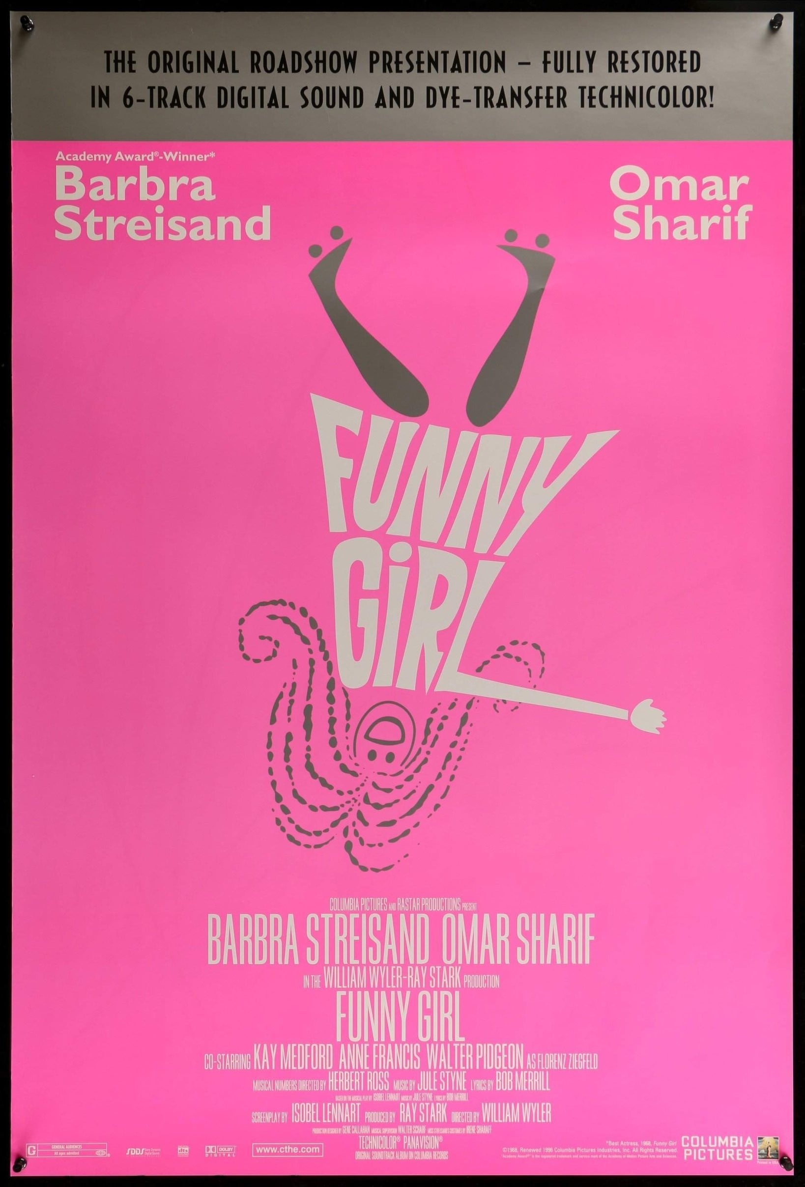 funny girl movie poster