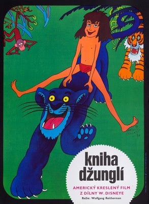 Movie Poster - Jungle Book (1967)  - Original Film Art - Vintage Movie Posters