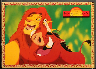 Lion King (1994) Original German Lobby Card Poster - 8