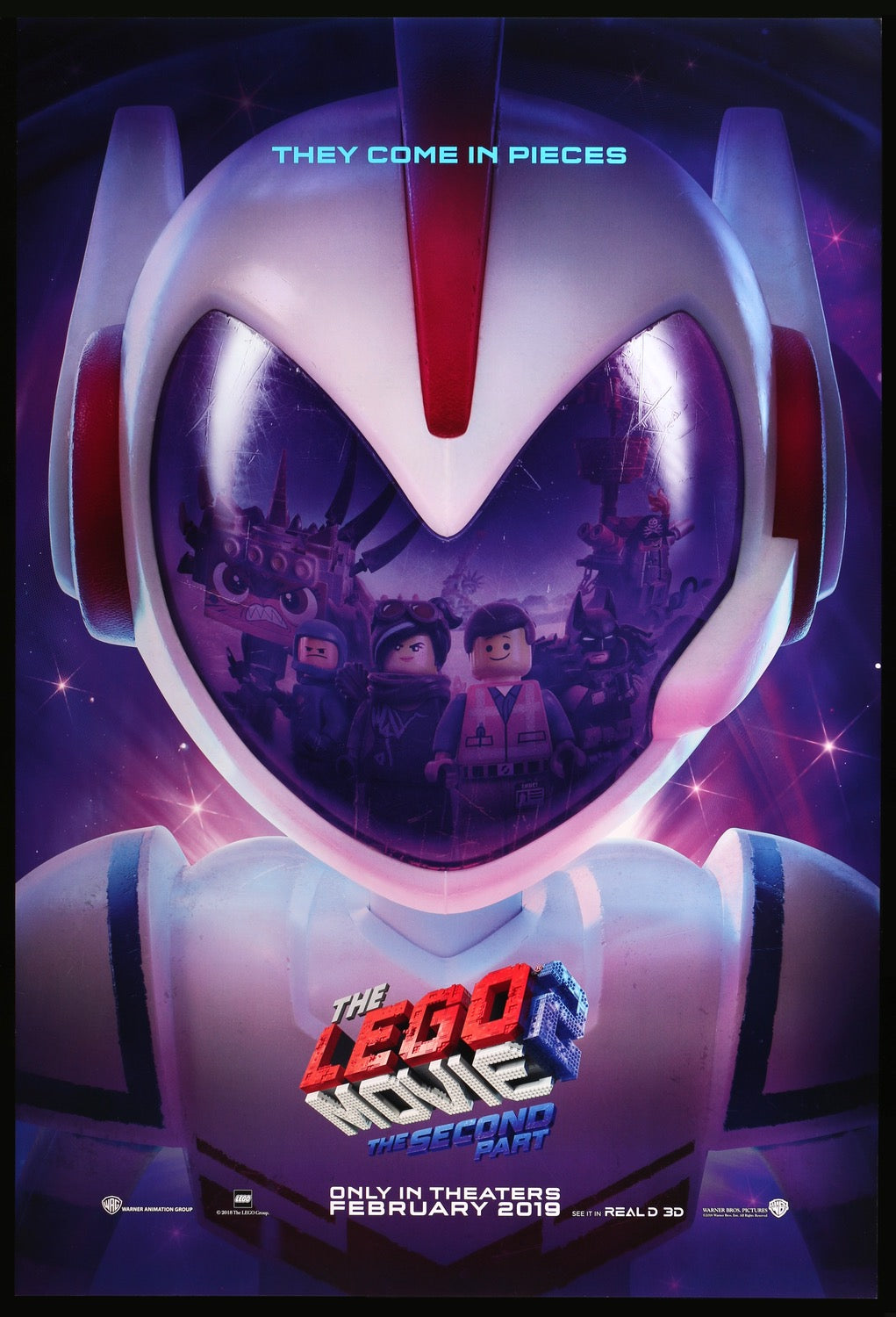 Lego Movie - The Second Part (2019) One-Sheet Movie Poster - Original Film Art - Vintage Movie Posters