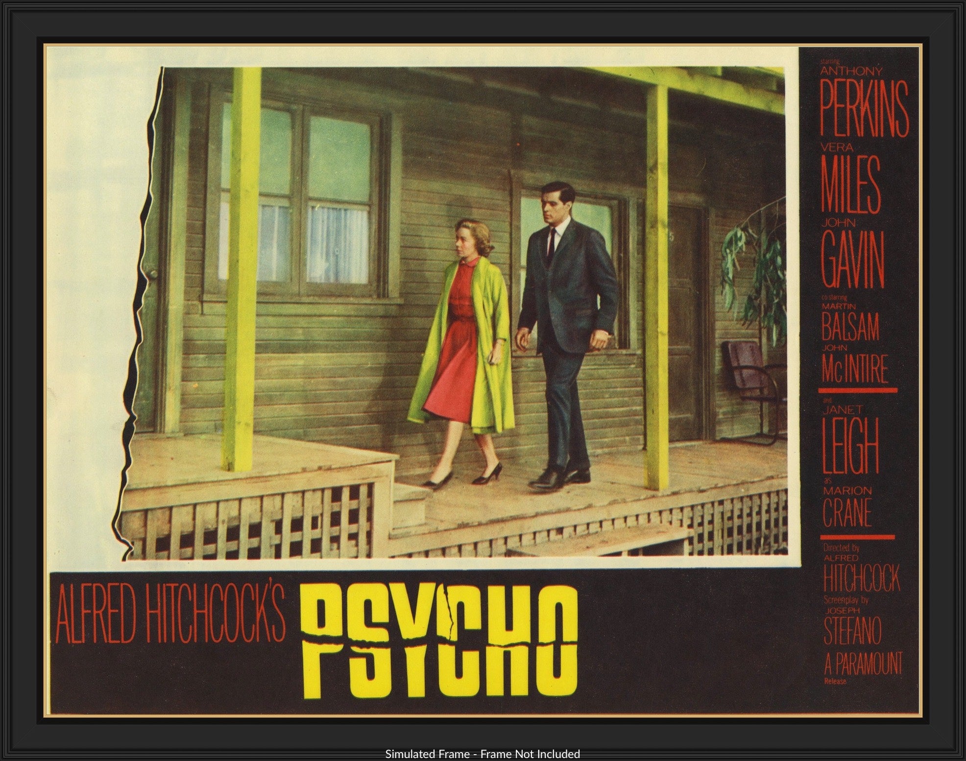 Psycho 1960 Original Lobby Card Movie Poster Original Film Art Vintage Movie Posters 4763