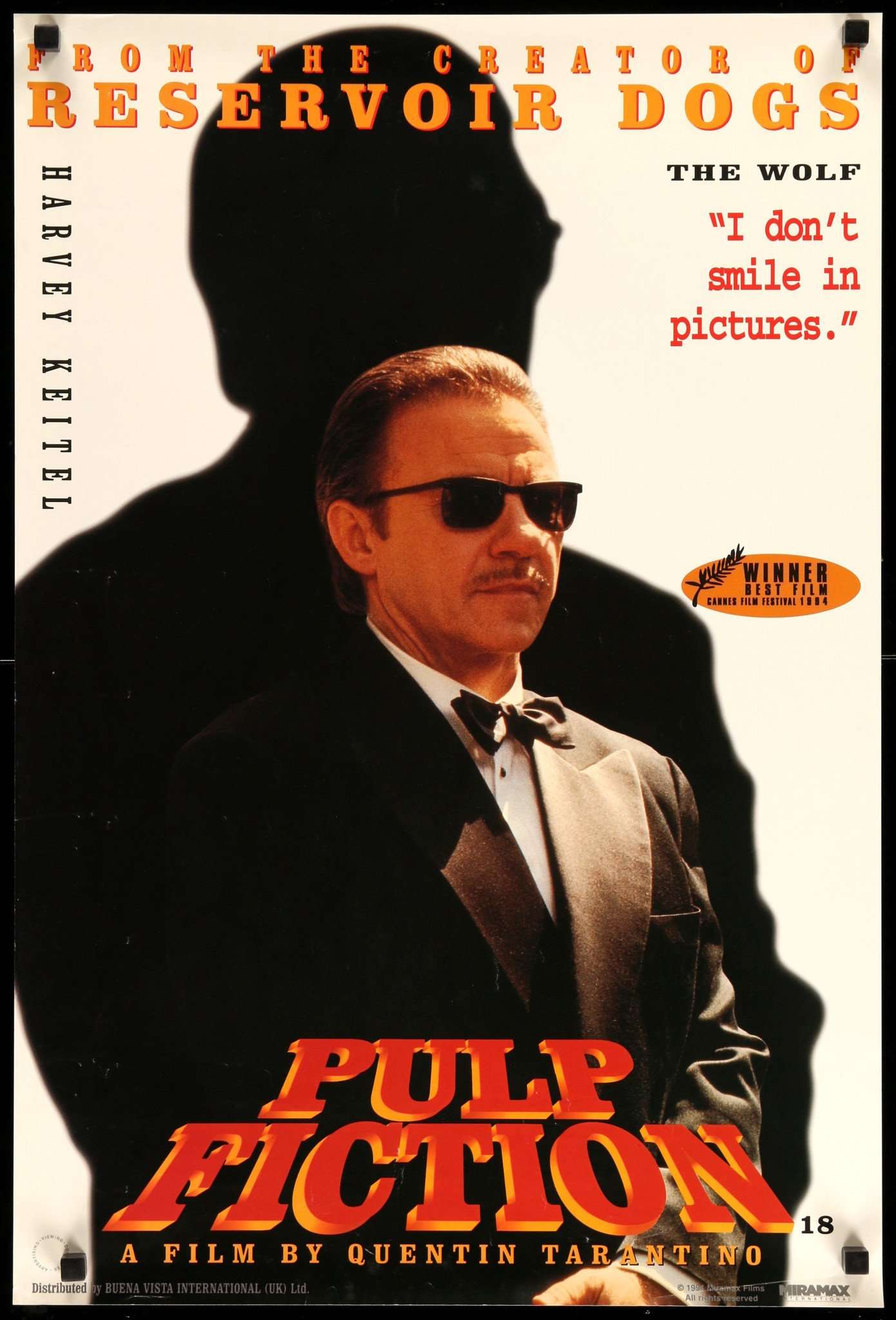  Pulp  Fiction  1994 Original English Double Crown Movie 