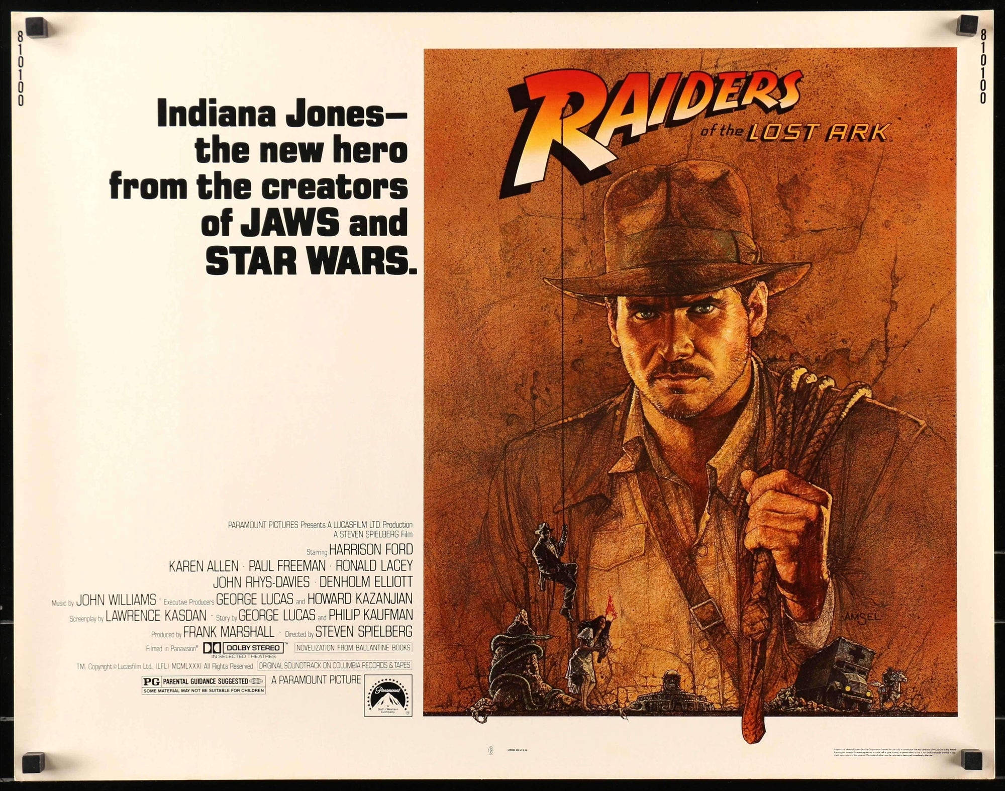 1981 Raiders Of The Lost Ark