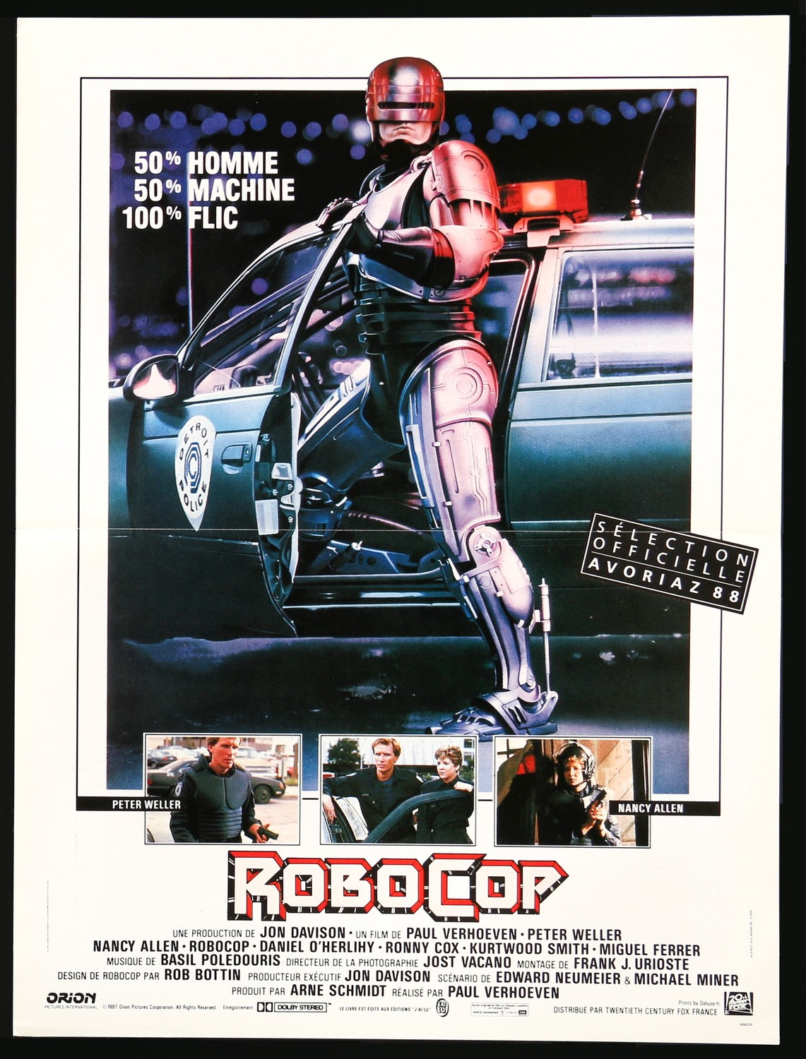 Robocop (1987) Original French Petite Movie Poster - Original Film Art ...