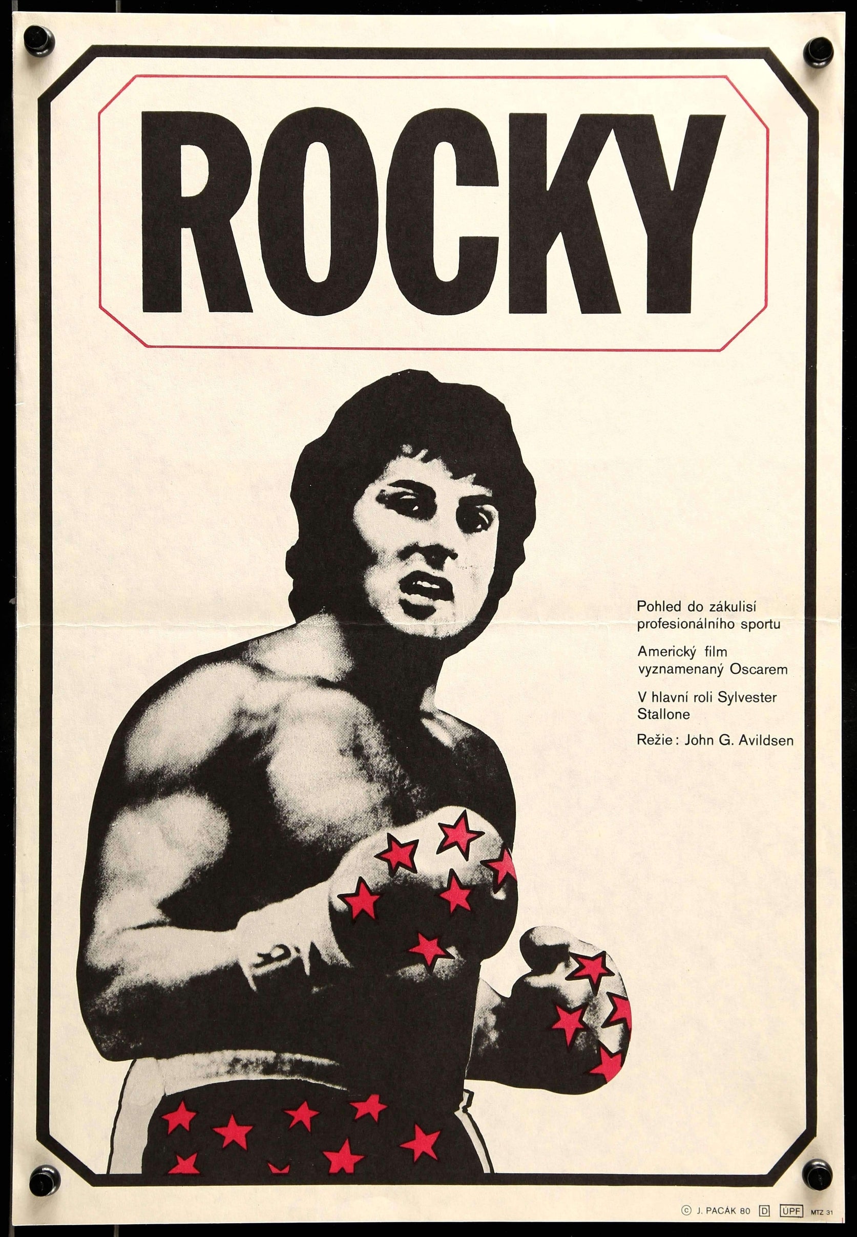 Rocky (1976) Original Czech Movie Poster - Original Film Art - Vintage ...