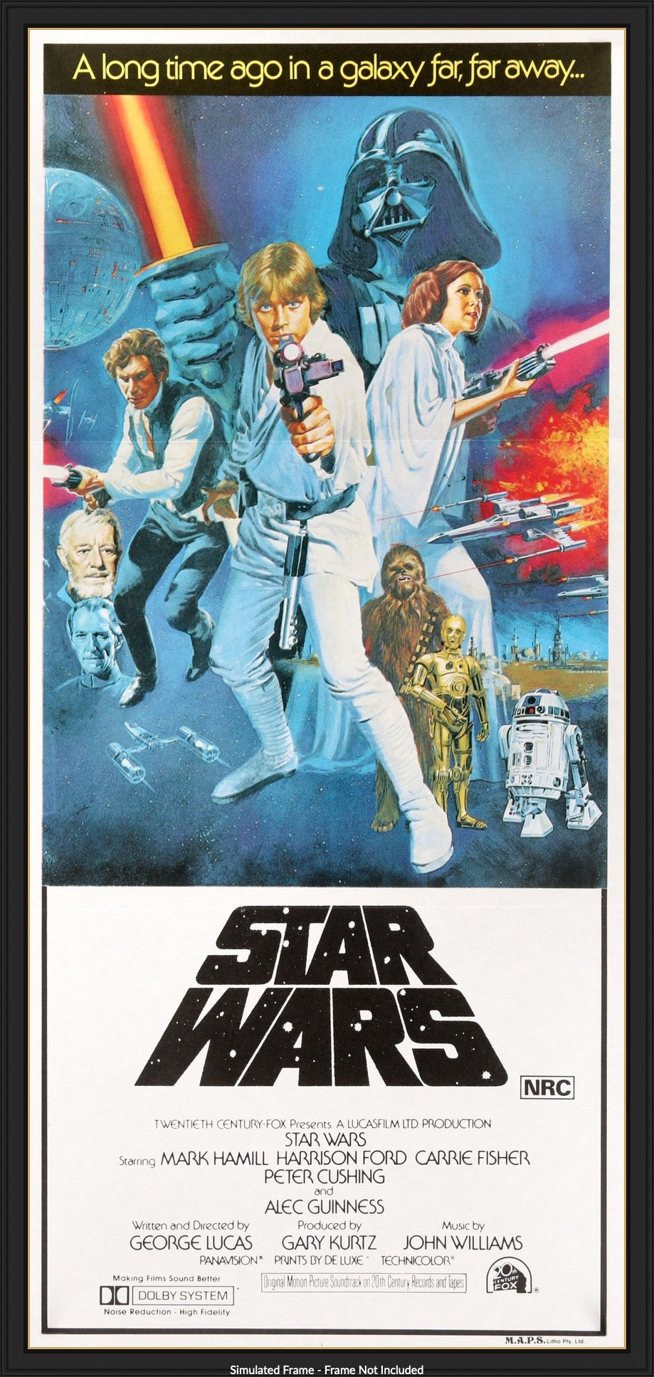 Star Wars (1977) Original Australian Daybill Movie Poster - Original ...