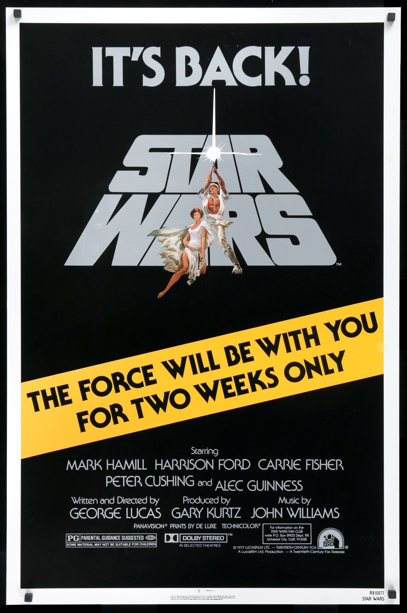 Star Wars (1977) Original One-Sheet Movie Poster - Original Film Art