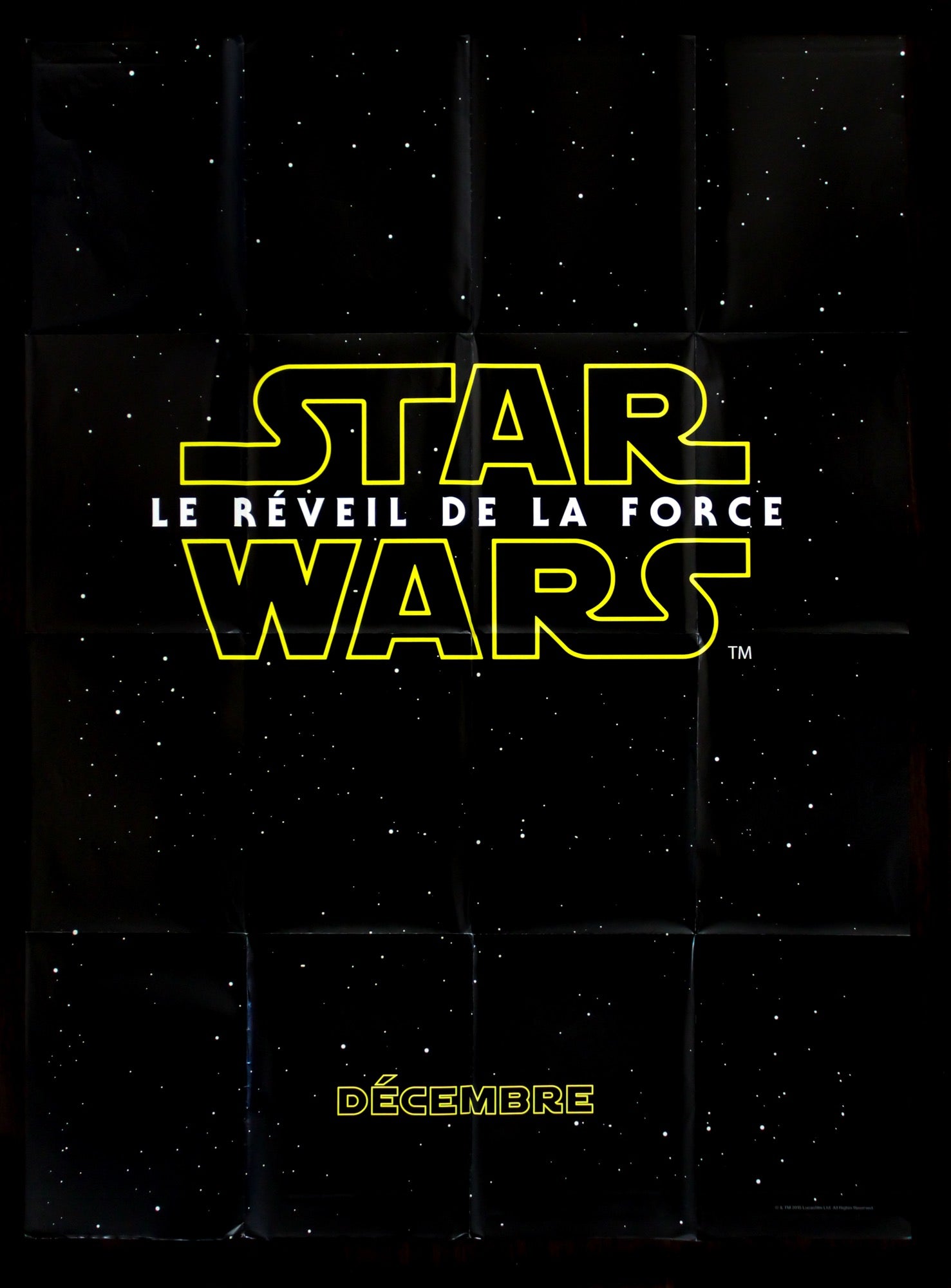 Bevestigen aan Blind Noord West Star Wars - The Force Awakens (2015) French Grande Movie Poster - Original  Film Art - Vintage Movie Posters